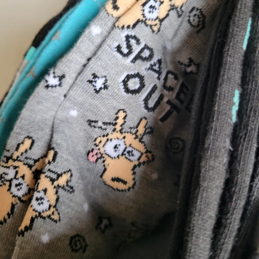 Nickelodeon‎ 5 pr crew socks size 6.5-12 NIP A5